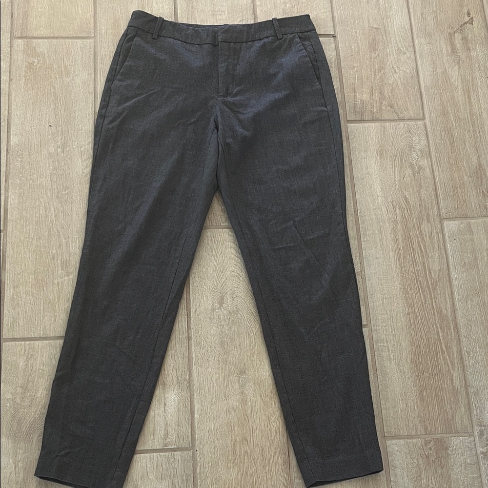 Zara Women's Slim Dress/ work Pants in Dark Gray